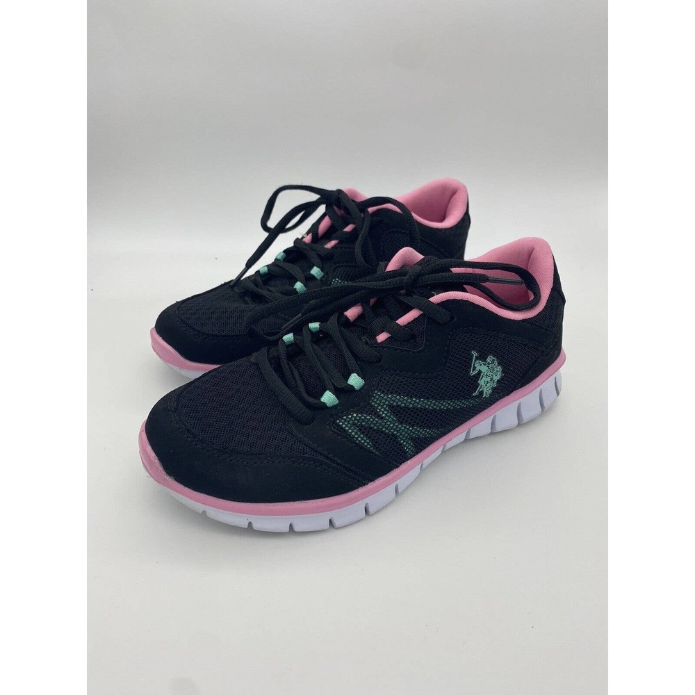 US POLO ASSN Low Top Lightweight Athletic Sneakers Womens Shoes Sz 6.5